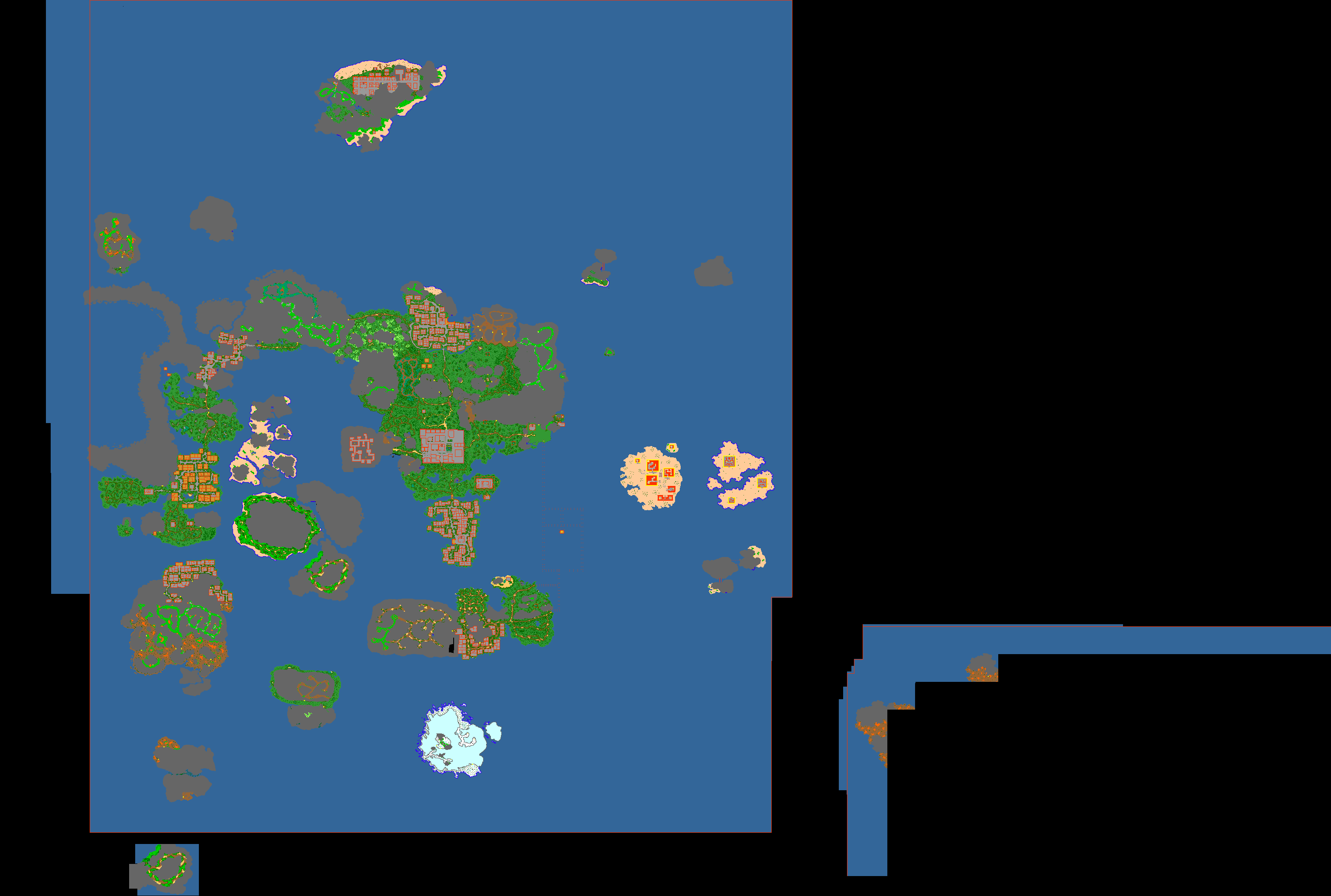 Mapa-múndi do jogo